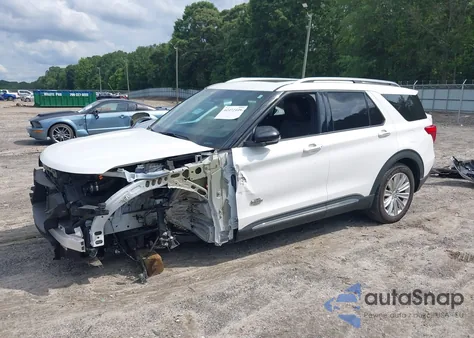 2022 Ford Explorer King Ranch z USA, uszkodzony, nr VIN 1FM5K8LC9NGA81403